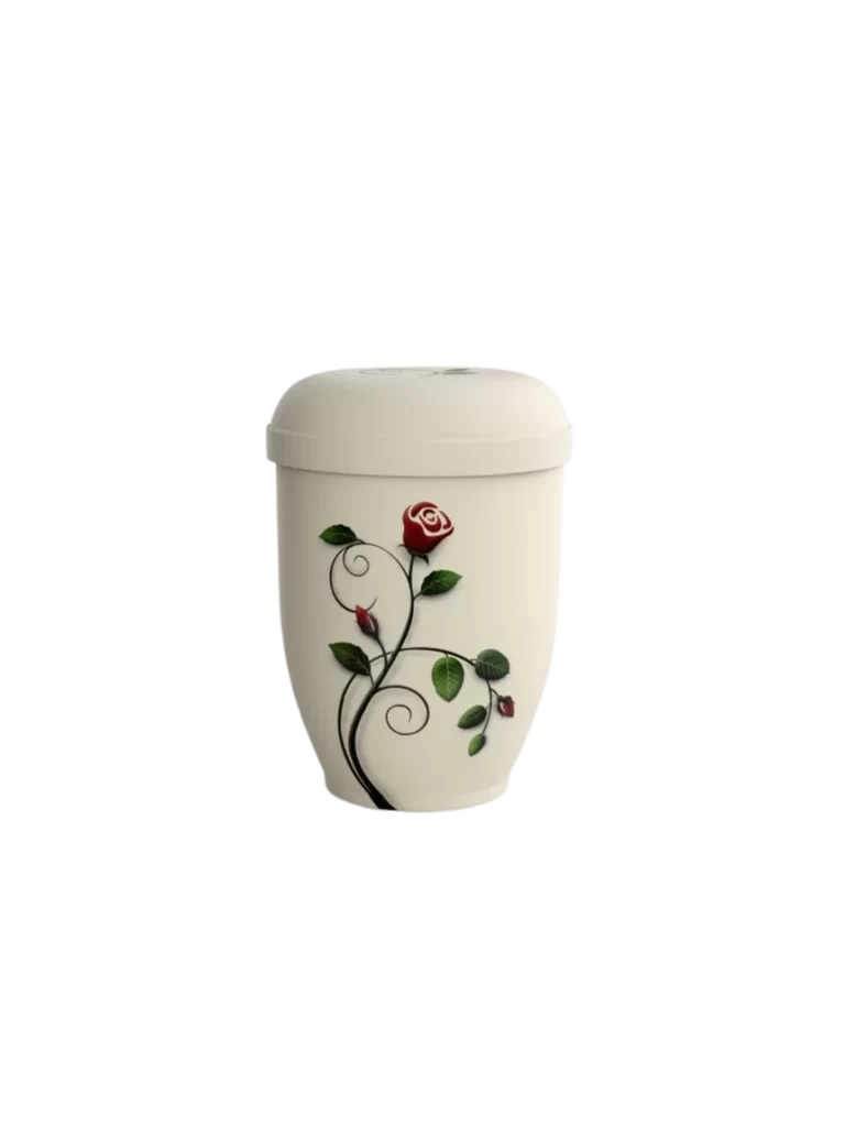 Natururne med blomster